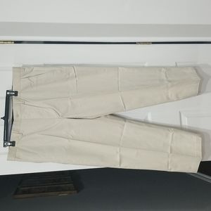 Croft & Barrow Flat Front Easy Care Khaki